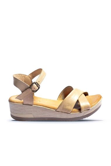 Bueno Shoes Kadın Dolgu Topuklu Sandalet 01WL3303 - fotoğraf 1