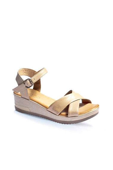 Bueno Shoes Kadın Dolgu Topuklu Sandalet 01WL3303 - fotoğraf 2