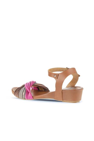 Bueno Shoes Kadın Dolgu Topuklu Sandalet 01WL6800 - fotoğraf 4