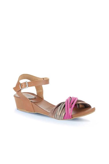 Bueno Shoes Kadın Dolgu Topuklu Sandalet 01WL6800 - fotoğraf 2