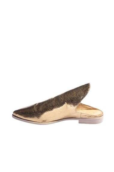 Жіночі шлепанці Bueno, шкіра, термо підошва, висота каблука 2 см, доступні розміри 35-42, кольори: оливковий шкіра, беж шкіра, сріблястий шкіра - фото 3