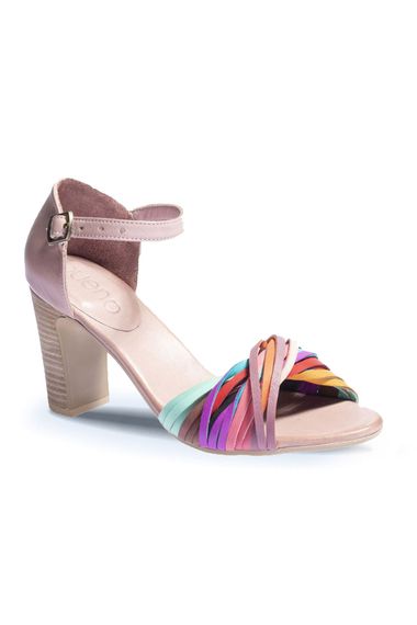 Жіночі туфлі на підборах Bueno 8 см з натуральної шкіри, доступні в різних кольорах та розмірах 35-41 - фото 2