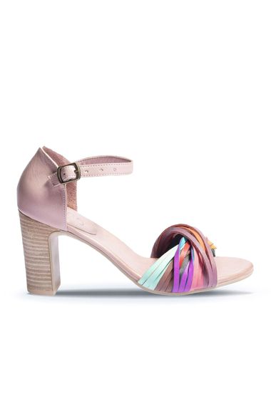 Жіночі туфлі на підборах Bueno 8 см з натуральної шкіри, доступні в різних кольорах та розмірах 35-41 - фото 1