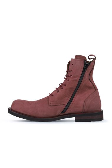 Мужские спортивные ботинки Bueno, кожа, термо-таблица, 3 см, размер 40-45, серый темный нубук, бордовый темный нубук - фото 3