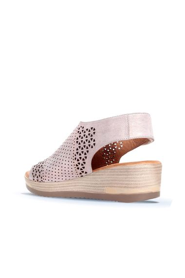 Bueno Shoes Kadın Dolgu Topuklu Sandalet 01WN3200 - fotoğraf 4