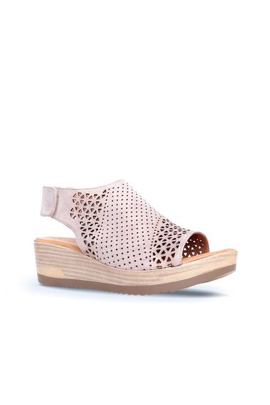 Bueno Shoes Kadın Dolgu Topuklu Sandalet 01WN3200 - fotoğraf 2