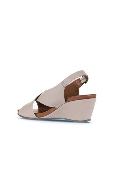 Bueno Shoes Kadın Dolgu Topuklu Sandalet 01WJ1501 - fotoğraf 4