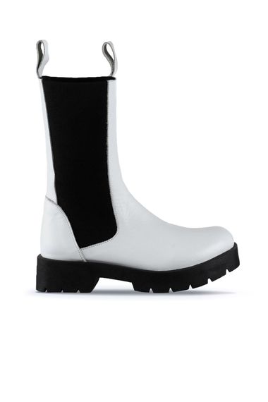 Жіночі черевики на підборах Bueno 01WT2508 з еластичної підошвою, шкіряними та текстильними елементами, висота підборів 5 см, різні кольори та розміри - фото 5