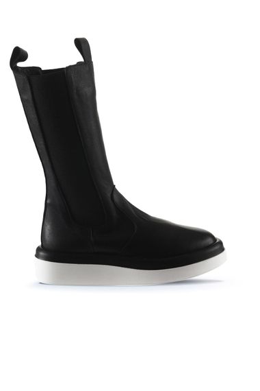 Жіночі черевики на платформі Bueno Shoes 01WT5800 з натуральної шкіри, доступні в чорному та бежевому кольорах, розміри 35-41 - фото 1