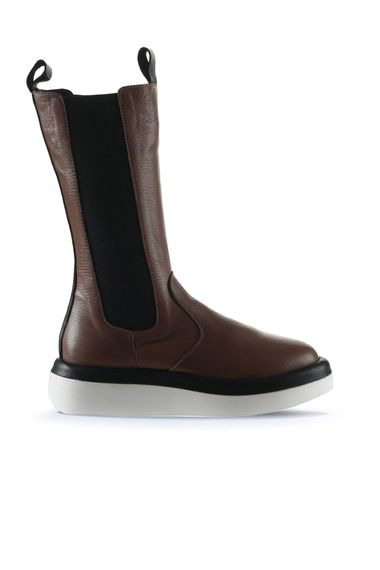 Жіночі черевики на платформі Bueno Shoes 01WT5800 з натуральної шкіри, доступні в чорному та бежевому кольорах, розміри 35-41 - фото 5