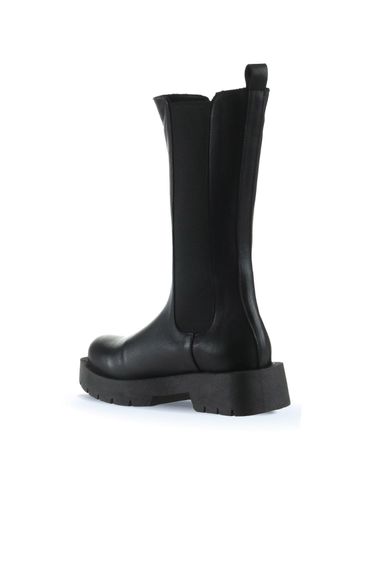 Жіночі черевики Bueno Düz Bot 01WT2517, шкіряні, 5 см підбори, кольори: фіолетові, зелені, чорні, розміри: 36-41 - фото 4