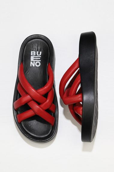 Bueno Shoes Kadın Dolgu Topuklu Terlik 01WU4606 - fotoğraf 5