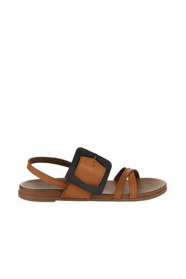 Туфлі Bueno жіночі сандалі 01WU4224, шкіряний верх, термопідошва, доступні в розмірах 36-41, кольори: білий, табак - фото 2