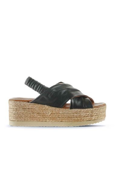 Жіночі еспадрильї на підборах Bueno Shoes, натуральна шкіра, висота підборів 6,5 см, різні кольори та розміри до 41 - фото 1