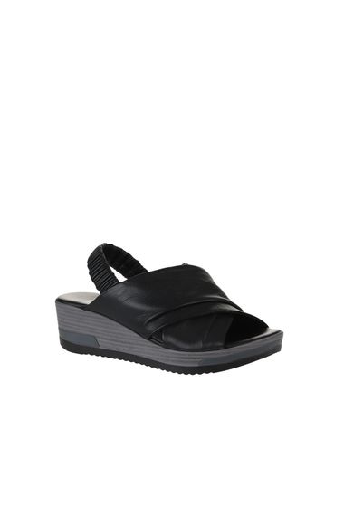 Bueno Shoes Kadın Dolgu Topuklu Sandalet 01WU5700 - fotoğraf 3