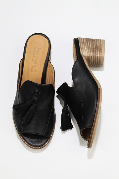 Туфли Bueno женские на каблуке, кожа, высота каблука 5,5 см, цвет: лиловый, белый, черный, розовый, размеры: 36-41 - фото 1