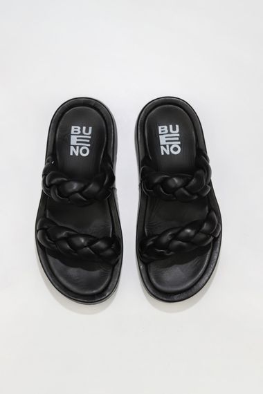 Женские сабо Bueno с платформой и кожаным верхом, высота каблука 4 см, доступные в различных цветах и размерах от 36 до 41 - фото 1