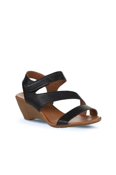 Bueno Shoes Kadın Dolgu Topuklu Sandalet 01WN3720 - fotoğraf 3