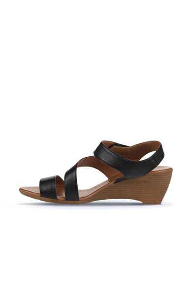 Bueno Shoes Kadın Dolgu Topuklu Sandalet 01WN3720 - fotoğraf 4