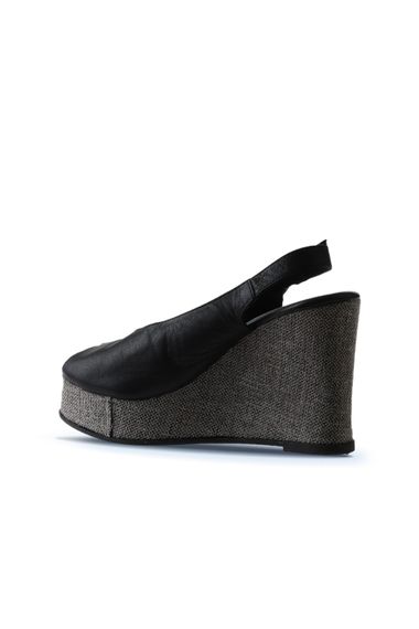 Жіночі еспадріли на високих підборах Bueno Shoes, натуральна шкіра, висота підборів 9,5 см, доступні в червоному та чорному кольорах - фото 5