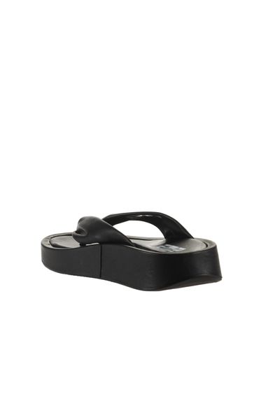 Женские шлепанцы Bueno 01WU4615 из кожи, с полиуретановой подошвой, высота каблука 3 см, размеры 36-40, цвета: коралловый, черный, желтый - фото 4