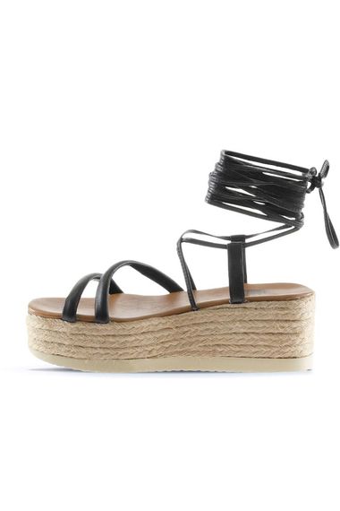 أحذية بوينو صنادل إسبادريل بكعب ويدج للنساء 01WU6100 - صورة 4