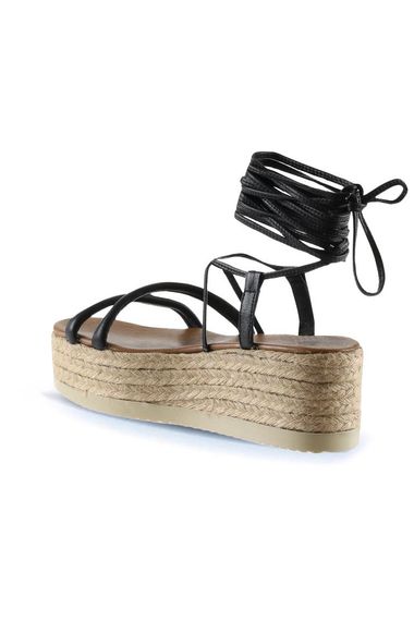 أحذية بوينو صنادل إسبادريل بكعب ويدج للنساء 01WU6100 - صورة 5