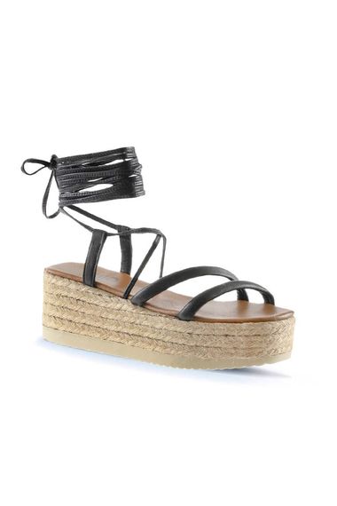 أحذية بوينو صنادل إسبادريل بكعب ويدج للنساء 01WU6100 - صورة 3