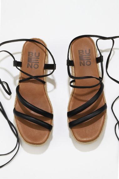 أحذية بوينو صنادل إسبادريل بكعب ويدج للنساء 01WU6100 - صورة 1