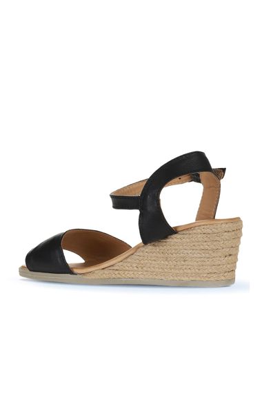 Bueno Shoes Kadın Dolgu Topuklu Espadril Sandalet 01WS11101 - fotoğraf 5