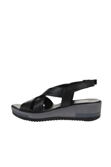 Сандалии для женщин Bueno с платформой 01WU5701 из кожи, размер 36-41, цвета: серый, белый, черный, табачный - фото 4