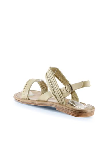 Жіночі сандалі Bueno 01WU3421 з шкіри, термо підошва, висота каблука 1,5 см, доступні в білому, жовтому, рожевому та помаранчевому кольорах, розміри 36-42 - фото 3