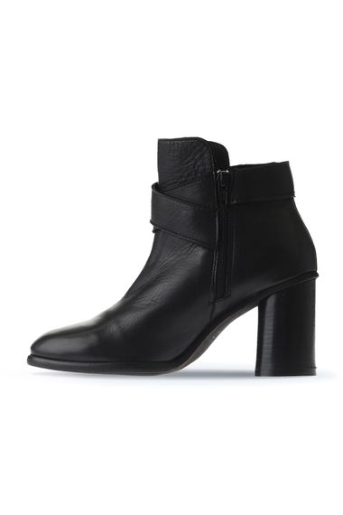 Жіночі черевики на підборах Bueno 7,5 см кожен розмір 36-40, кольори: темно-сірий нубук, бежевий нубук, чорна шкіра, світло-коричневий нубук - фото 4