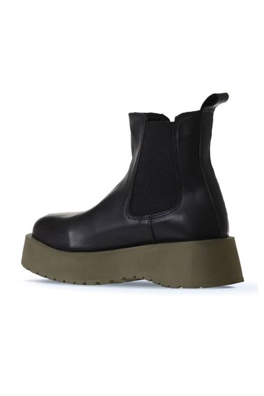 Жіночі черевики Bueno з підбором 5 см, шкіра, 35-42 розміри, кольори: світло-бежевий, бежевий нубук, чорний, таба замш - фото 5