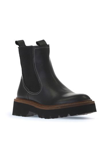 Женские ботинки Bueno с утолщенной подошвой 4,5 см, кожаные, текстильные, черные и коричневые, размеры 36-41 - фото 3