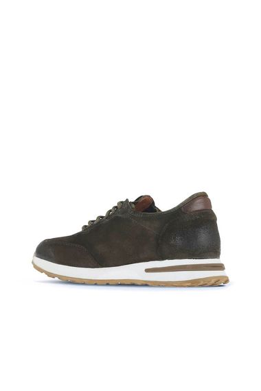 Мужская спортивная обувь Bueno Shoes 01MV11500 из натуральной кожи, высота каблука 3,5 см, размеры 40-45, цвета: бежевый, желтый, хаки, коричневый, табачный, серый, синий - фото 5