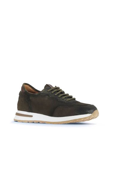 Мужская спортивная обувь Bueno Shoes 01MV11500 из натуральной кожи, высота каблука 3,5 см, размеры 40-45, цвета: бежевый, желтый, хаки, коричневый, табачный, серый, синий - фото 3