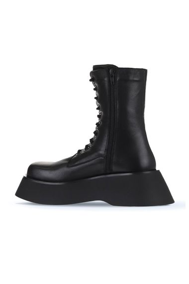 Ботинки с каблуком Bueno для женщин 01WV5103, кожаные, высота каблука 6,5 см, размеры 35-41, цвета: серый, черный - фото 4