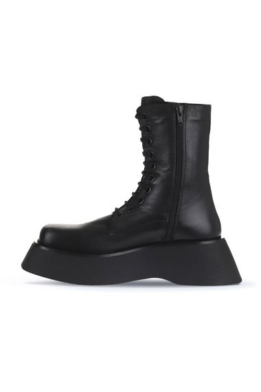 Ботинки с каблуком Bueno для женщин 01WV5103, кожаные, высота каблука 6,5 см, размеры 35-41, цвета: серый, черный - фото 3