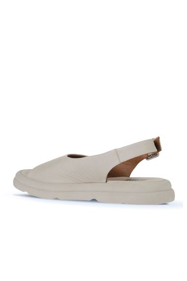 Женские сандалии Bueno Shoes, модель 01WY9404, светлая термо-основа, верх и подкладка из кожи, каблук 3 см, цвет кремовый - фото 5