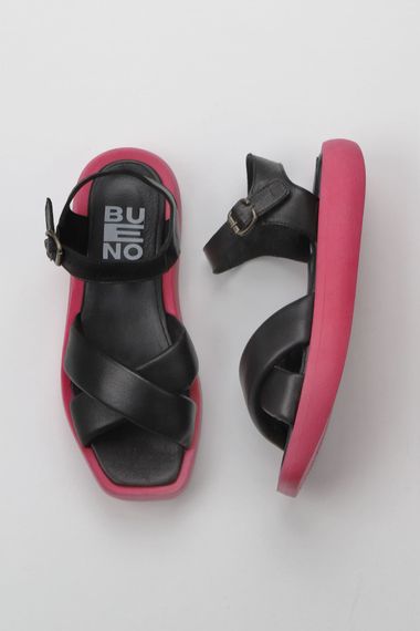 Bueno Shoes Kadın Dolgu Topuklu Sandalet 01WY1009 - fotoğraf 1