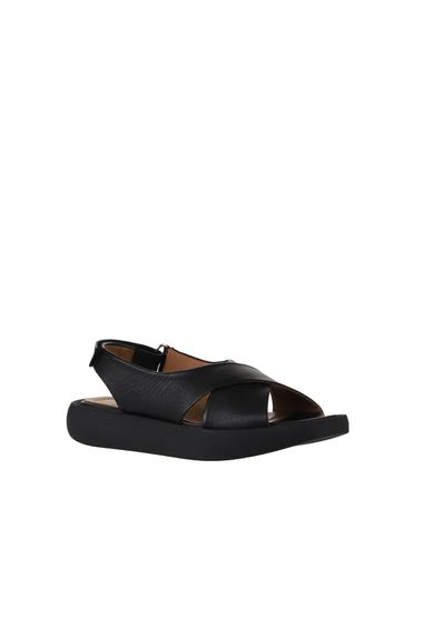 Женские сандалии на высоком каблуке Bueno Shoes, кожаные, высота каблука 3 см, модель 01WY1012, цвета: серый, фуксия, оранжевый, табачный, черный - фото 3
