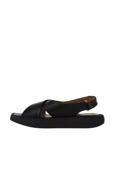 Женские сандалии на высоком каблуке Bueno Shoes, кожаные, высота каблука 3 см, модель 01WY1012, цвета: серый, фуксия, оранжевый, табачный, черный - фото 4