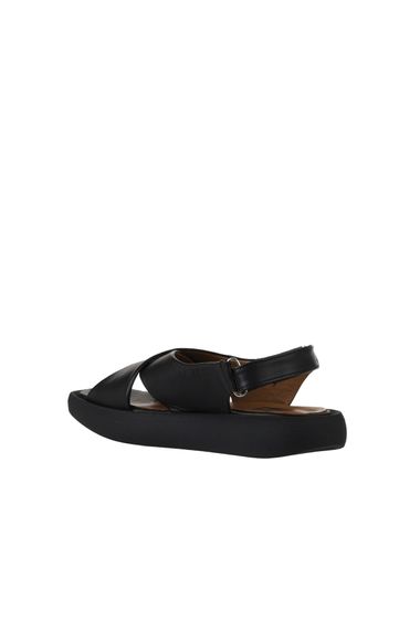 Женские сандалии на высоком каблуке Bueno Shoes, кожаные, высота каблука 3 см, модель 01WY1012, цвета: серый, фуксия, оранжевый, табачный, черный - фото 5