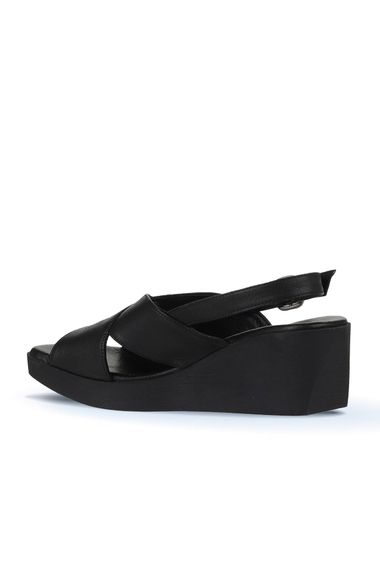Bueno Shoes Kadın Dolgu Topuklu Sandalet 01WY2411 - fotoğraf 5