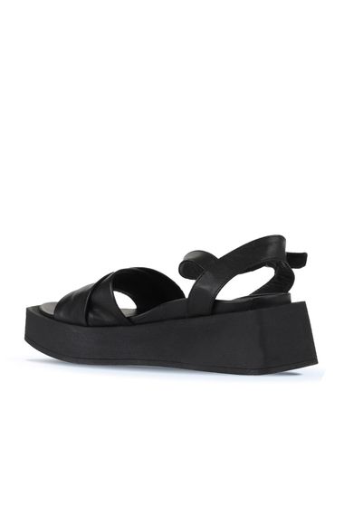 Bueno Shoes Kadın Dolgu Topuklu Sandalet 01WY5909 - fotoğraf 5