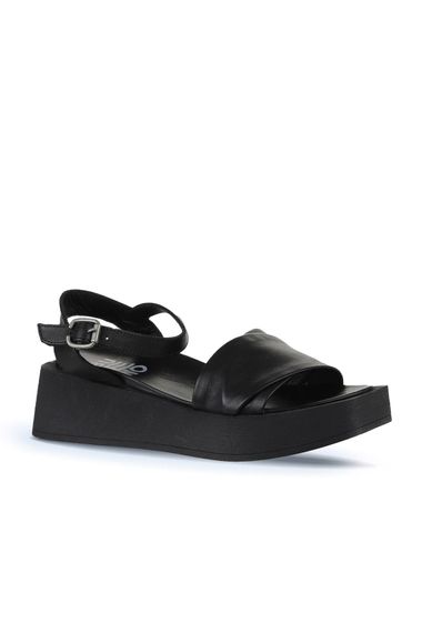 Bueno Shoes Kadın Dolgu Topuklu Sandalet 01WY5909 - fotoğraf 3