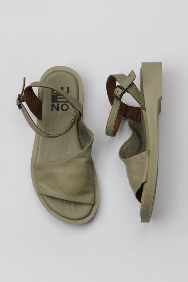 Жіночі сандалі Bueno Shoes 01WY2901 з натуральної шкіри, висота підборів 3 см, в розмірах 36-42, кольори: фуксія, рожевий, синій, коричневий, хаки - фото 1