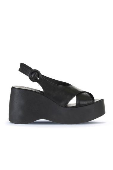 Bueno Shoes Kadın Dolgu Topuklu Sandalet 01WY9007 - fotoğraf 2