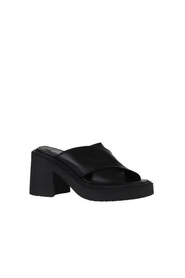 Bueno Shoes Kadın Dolgu Topuklu Terlik 01WY12703 - fotoğraf 3